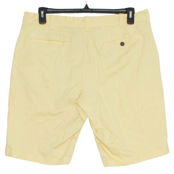 J Crew Mens Shorts Flex Chino Flat Front Preppy Old Money Minimalist Yellow 36 - Picture 6 of 6